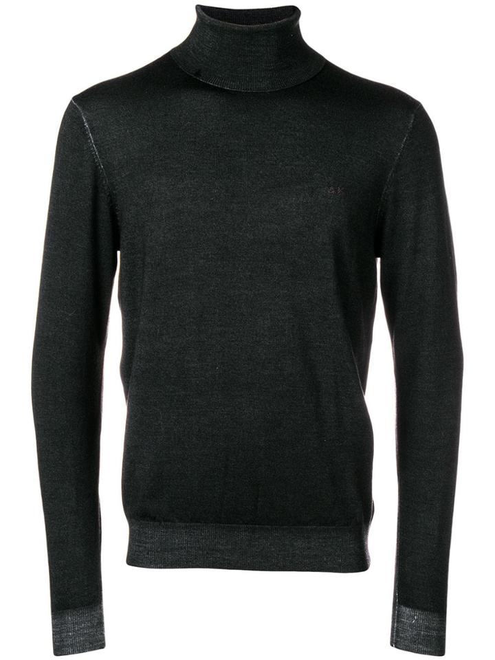Sun 68 Rollneck Sweater - Black