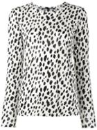 Proenza Schouler - Leopard Print Top - Women - Cotton - Xs, Women's, White, Cotton