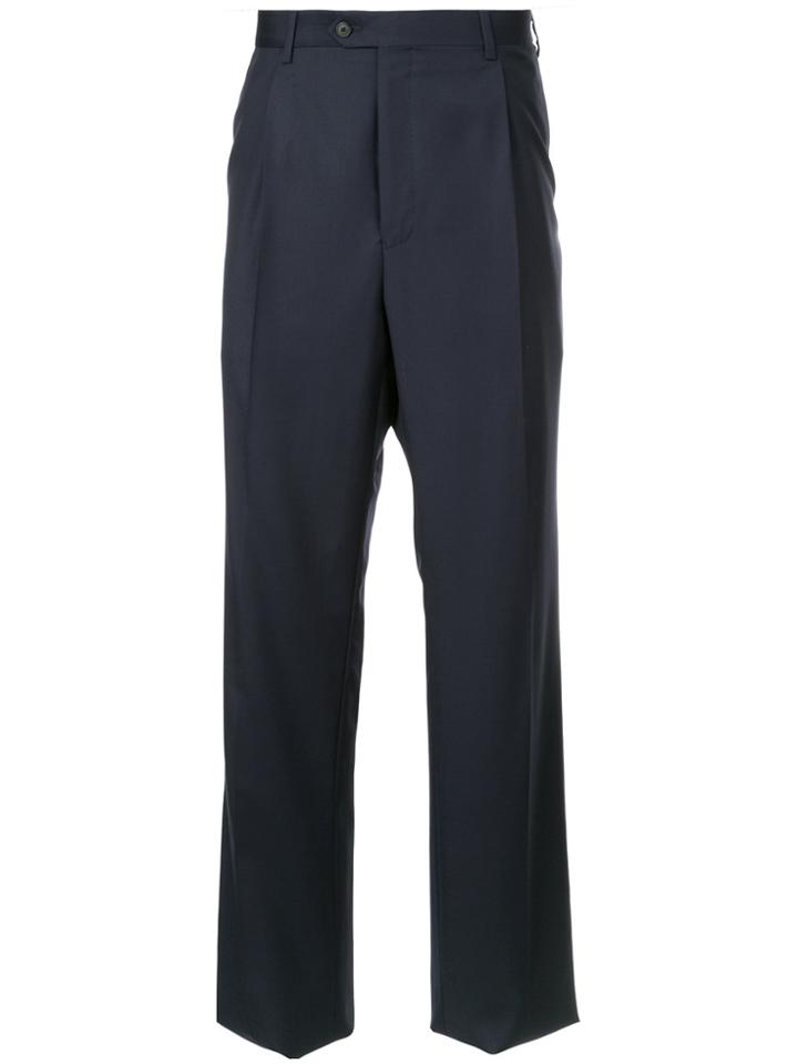 Gieves & Hawkes Formal Tailored Trousers - Blue