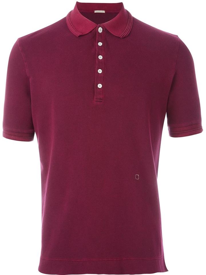 Massimo Alba Tennis Polo Shirt, Men's, Size: S, Red, Cotton/spandex/elastane