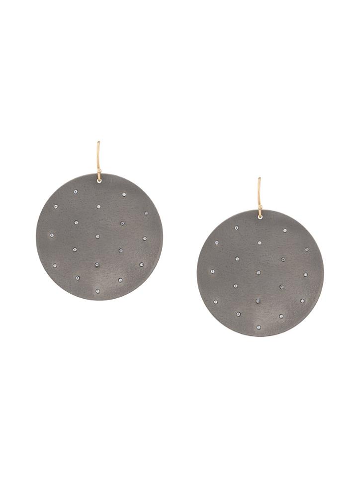 Eye M By Ileana Makri Diamond Sky Earrings - Metallic