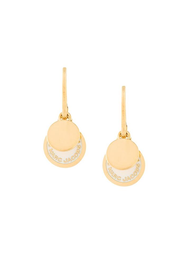 Marc Jacobs Logo Drop Earrings
