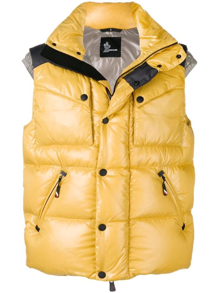 Moncler Grenoble Padded Gilet - Yellow