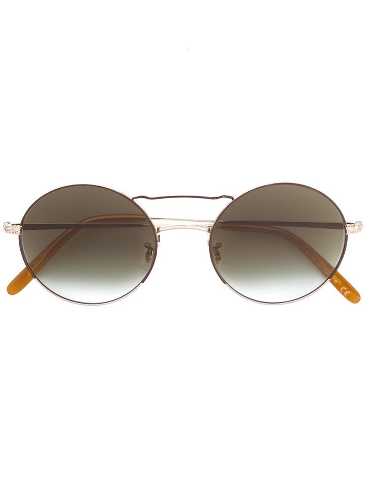 Oliver Peoples Nickol Sunglasses - Yellow & Orange