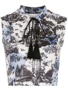 À La Garçonne Day Cropped Top - White