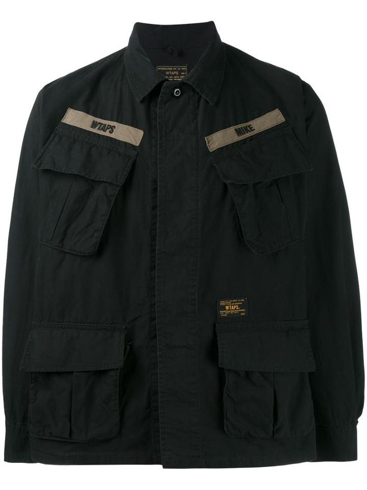 Wtaps 'jungle' Shirt Jacket, Men's, Size: Small, Black, Cotton