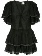 Aje Bennett Mini Dress - Black
