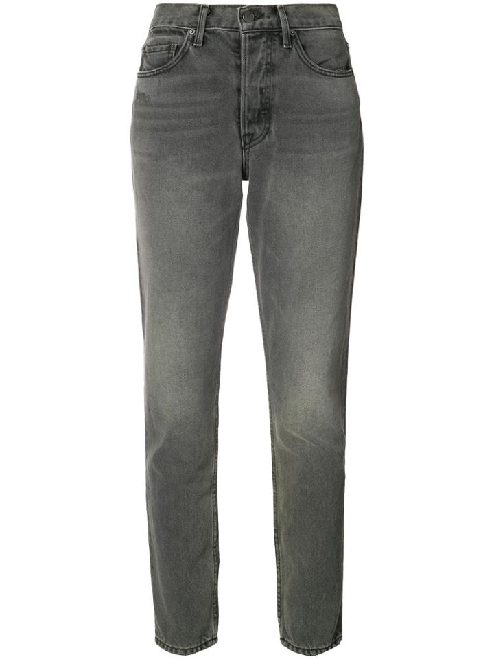 Grlfrnd Stonewashed Skinny Jeans - Grey