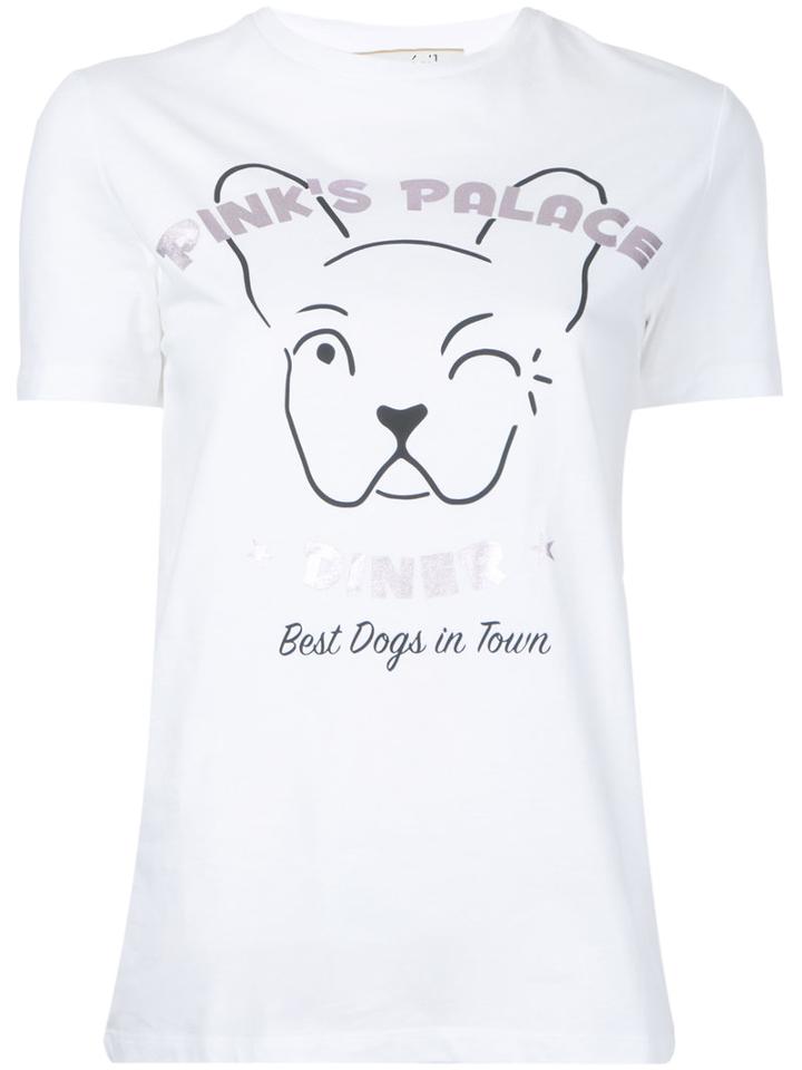Être Cécile - Printed T-shirt - Women - Cotton - L, White, Cotton