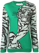 Valentino Re-edition Tiger Sweatshirt - Green