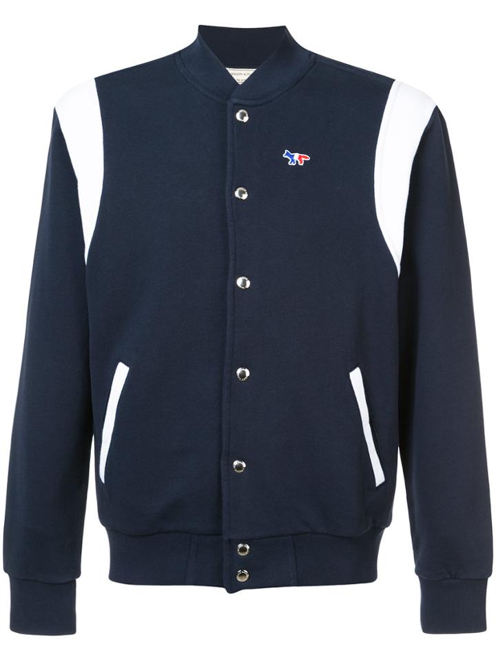 Maison Kitsuné Teddy Patch Jacket - Blue