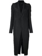 Rick Owens Soft Knife Coat - Black