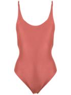 Haight Round Neck Swimsuit - Brown