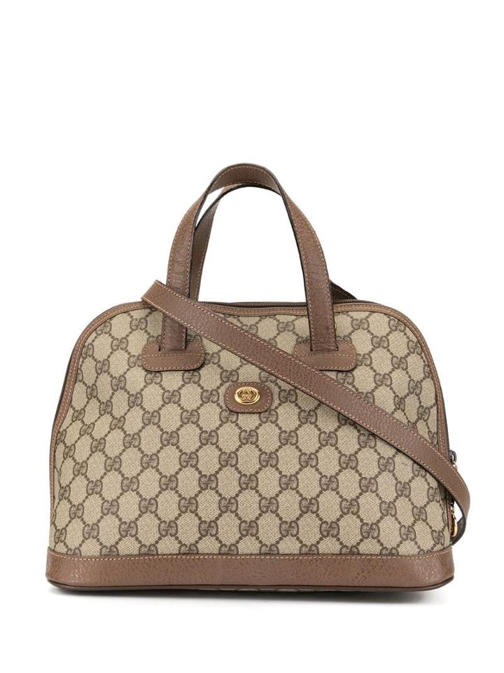 Gucci Pre-owned Gg Supreme Tote Bag - Brown