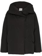 Toteme Annecy Feather Down Puffer Jacket - Black