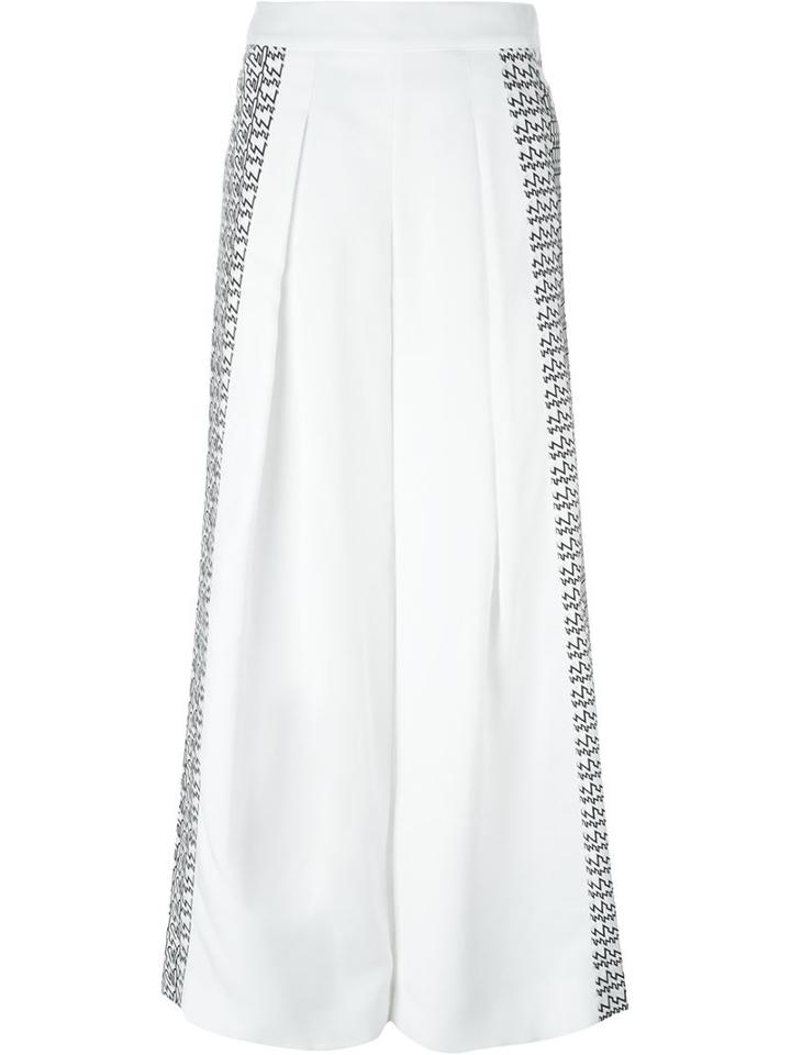 Kenzo Diagonal Stripe Palazzo Pants