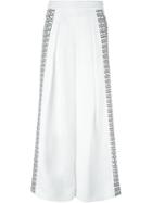 Kenzo Diagonal Stripe Palazzo Pants