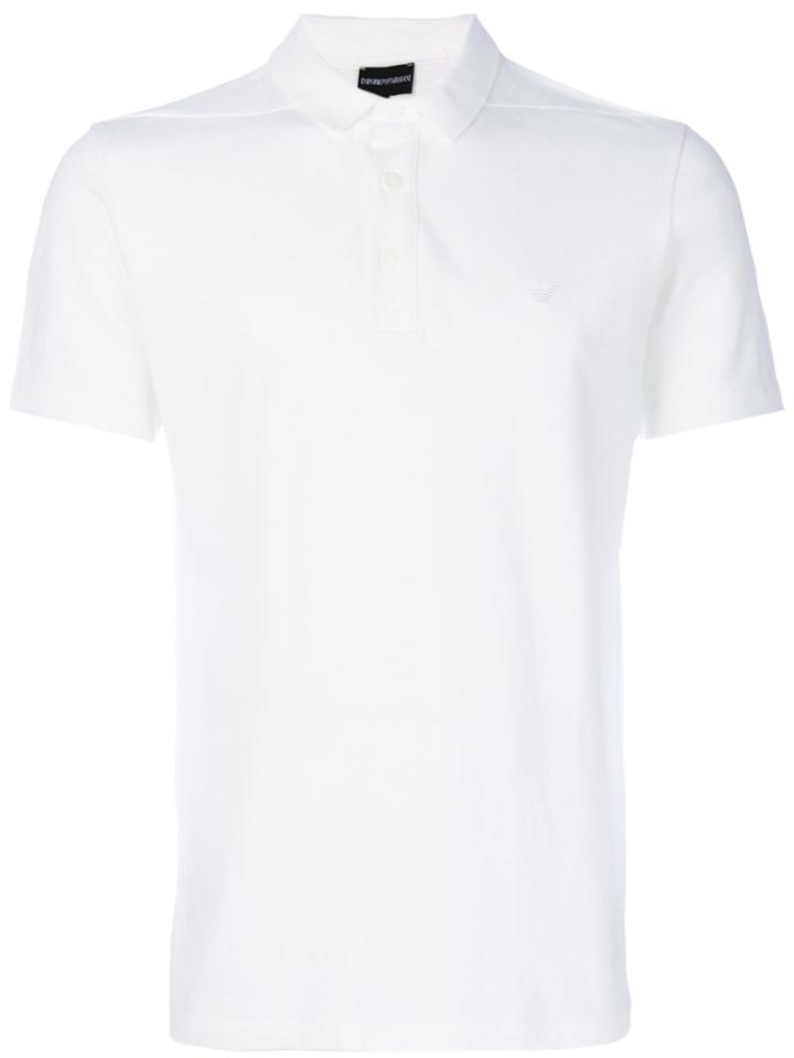 Emporio Armani Classic Polo Shirt - White