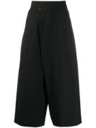 Henrik Vibskov Wide Leg Cropped Trousers - Black