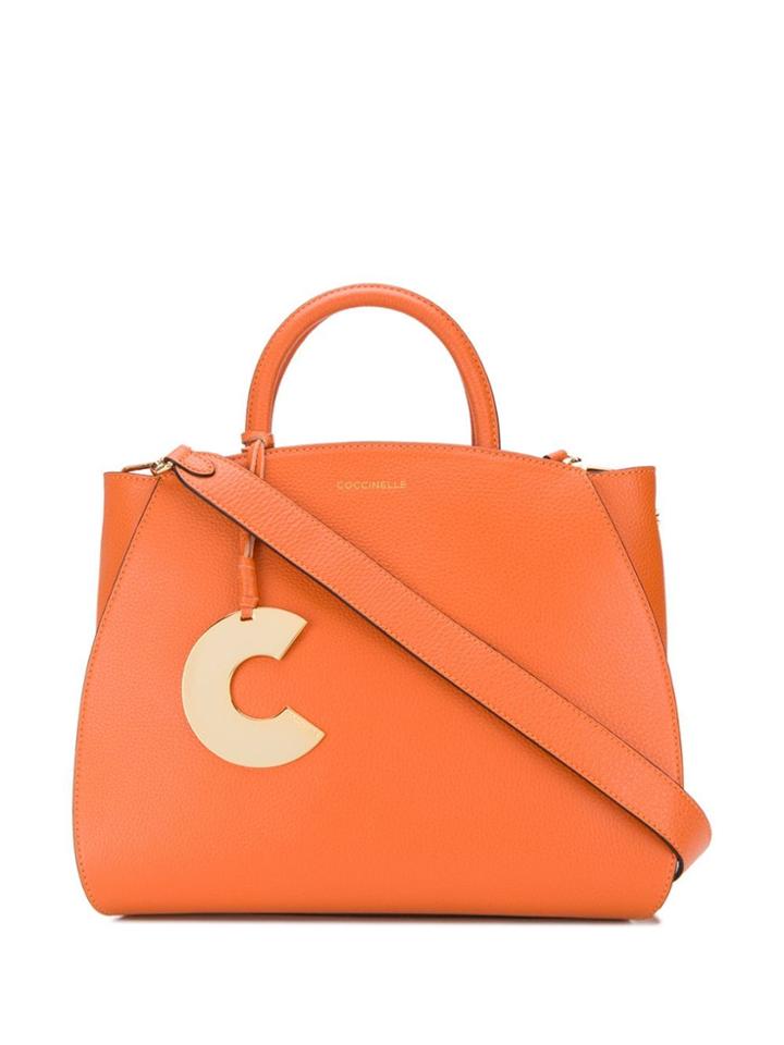 Coccinelle Concrete Tote Bag - Orange