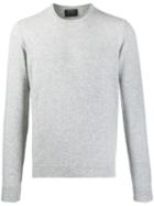 Dell'oglio Crew-neck Cashmere Sweater - Grey