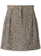 Missoni Embroidered Mini Skirt - Neutrals