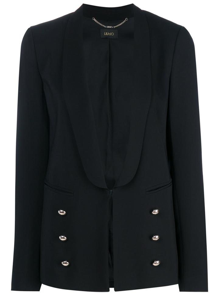 Liu Jo Classic Double-breasted Blazer - Black
