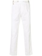 Entre Amis Straight Leg Trousers - White