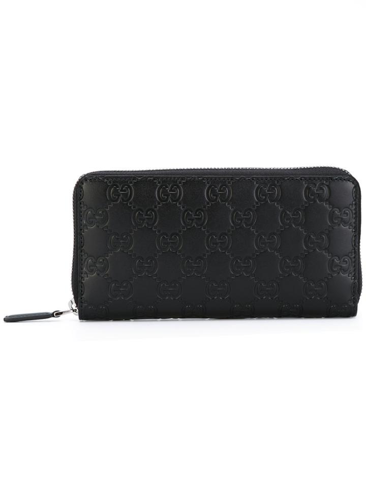 Gucci Gg Signature Wallet - Black