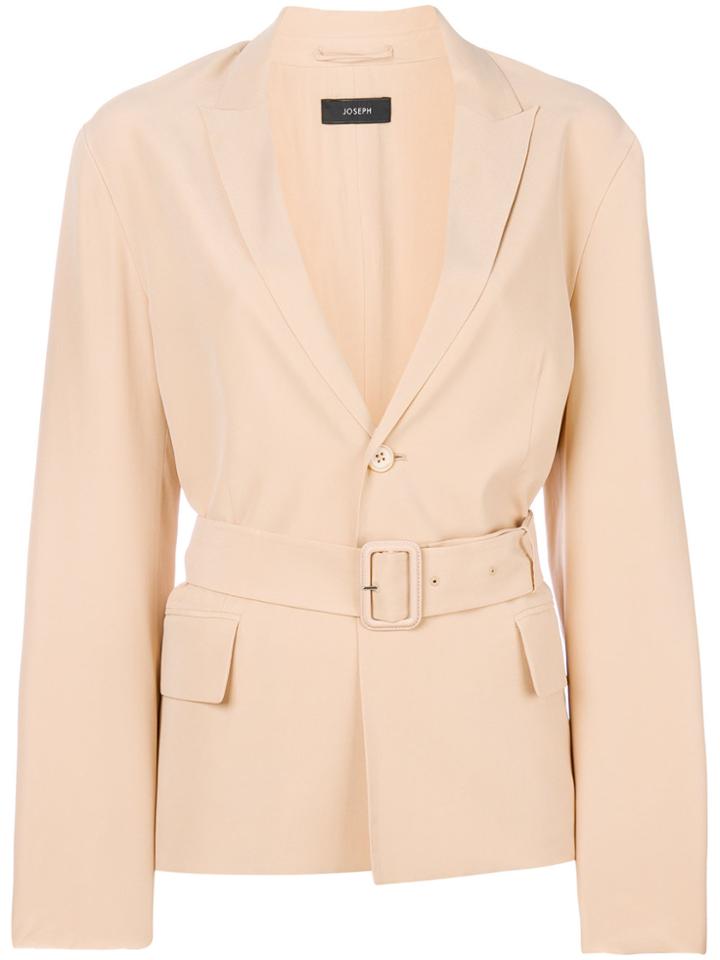 Joseph Alex Belted Blazer - Nude & Neutrals