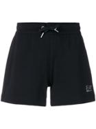 Ea7 Emporio Armani Logo Runner Shorts - Black