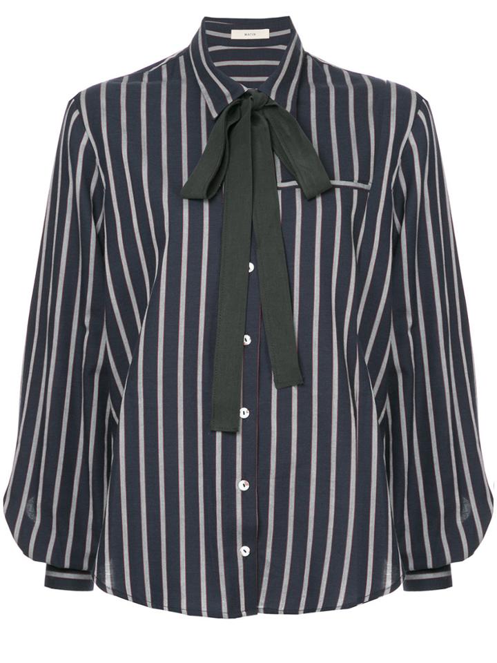 Matin Striped Shirt - Blue
