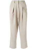 Olympiah Cropped Trousers - Nude & Neutrals