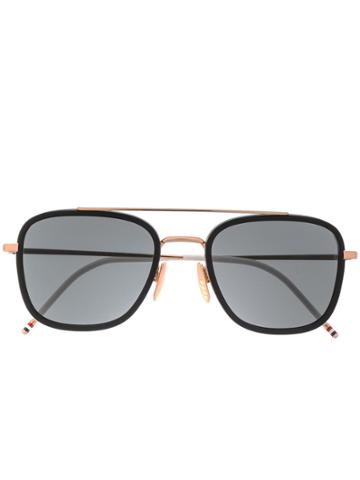 Thom Browne Eyewear Oversized Sunglasses - Gold