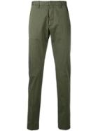 Z Zegna Slim-fit Tailored Trousers - Green
