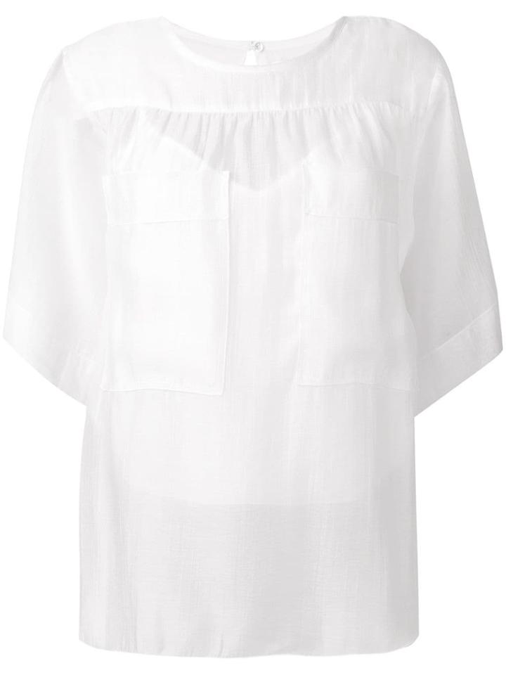 See By Chloé Round Neck Blouse - White