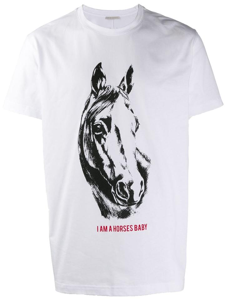 Triple Rrr 'i Am A Horses Baby' T-shirt - White
