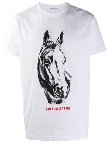 Triple Rrr 'i Am A Horses Baby' T-shirt - White