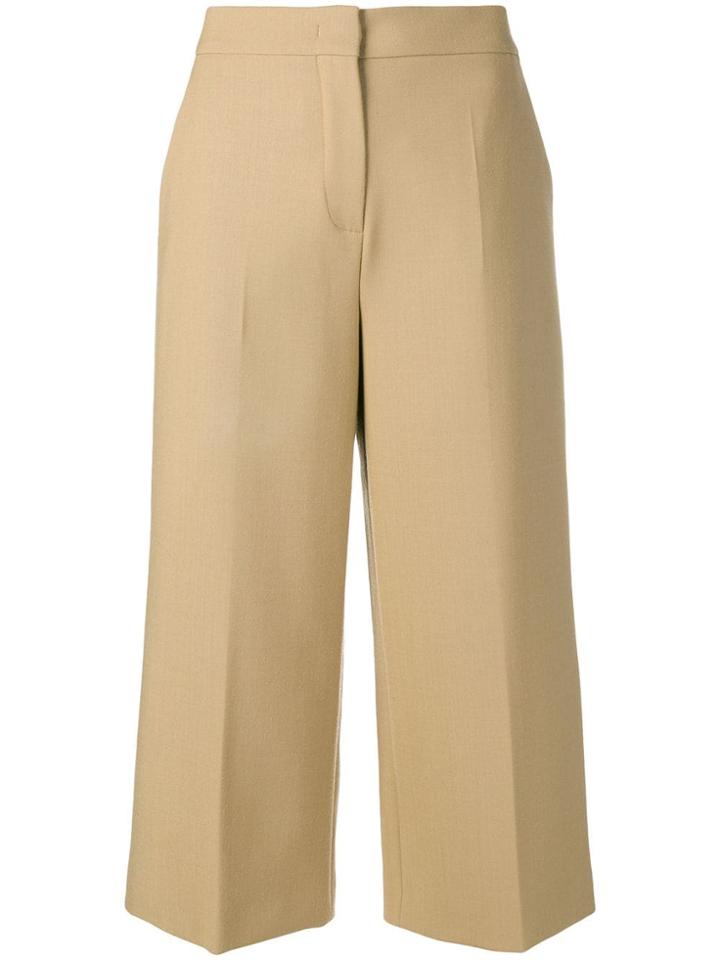 Max Mara Studio Cropped Trousers - Neutrals