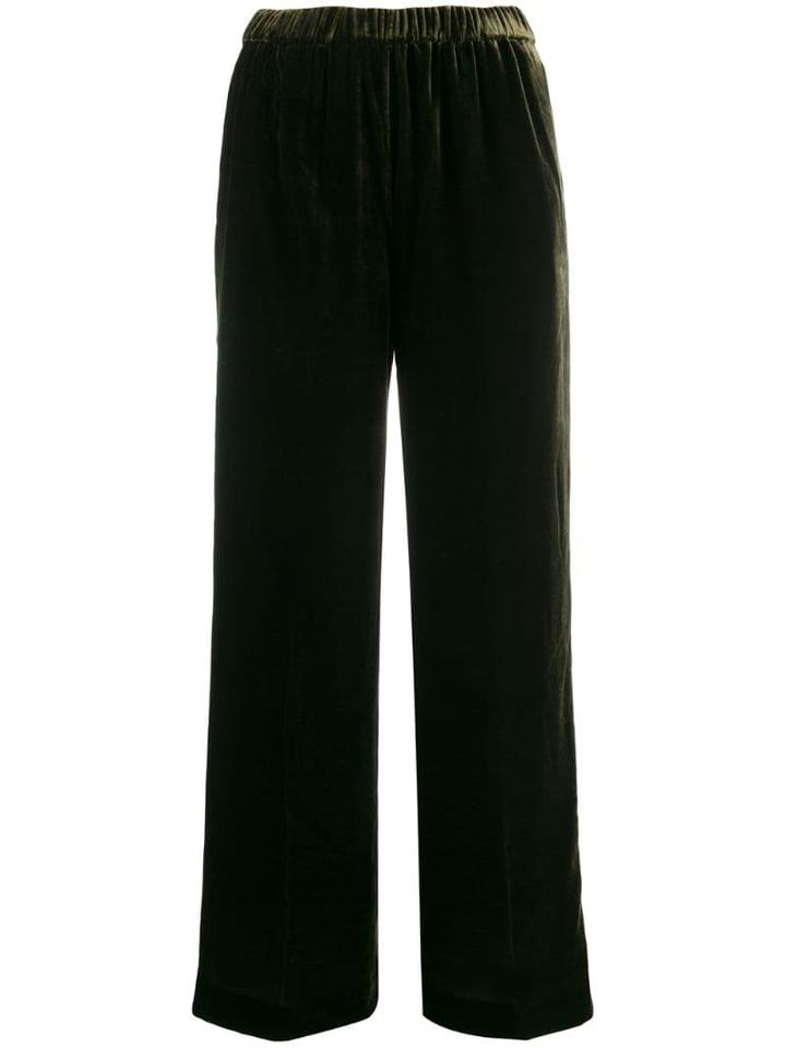 Aspesi Volour Wide Leg Trousers - Green