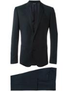 Dolce & Gabbana Embroidered Two Piece Dinner Suit, Men's, Size: 46, Blue, Cupro/viscose/virgin Wool