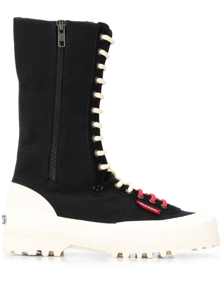 Superga Paura Boots - Black