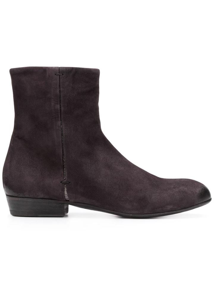 Pantanetti Worn Style Boots - Black