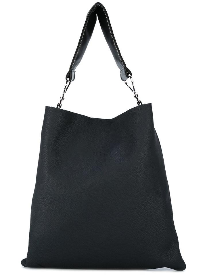 Marni Maxi Strap Tote, Women's, Blue, Calf Leather
