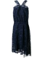 No21 - Lace And Net Sleeveless Dress - Women - Polyester - 42, Blue, Polyester