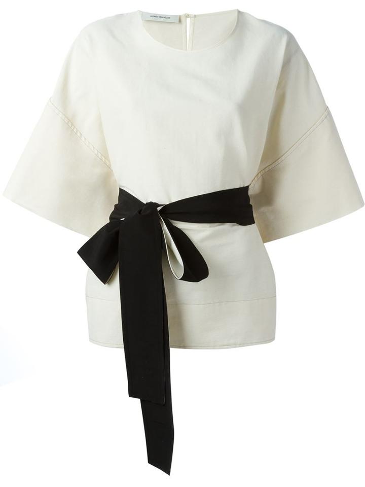 Cédric Charlier Belted Blouse