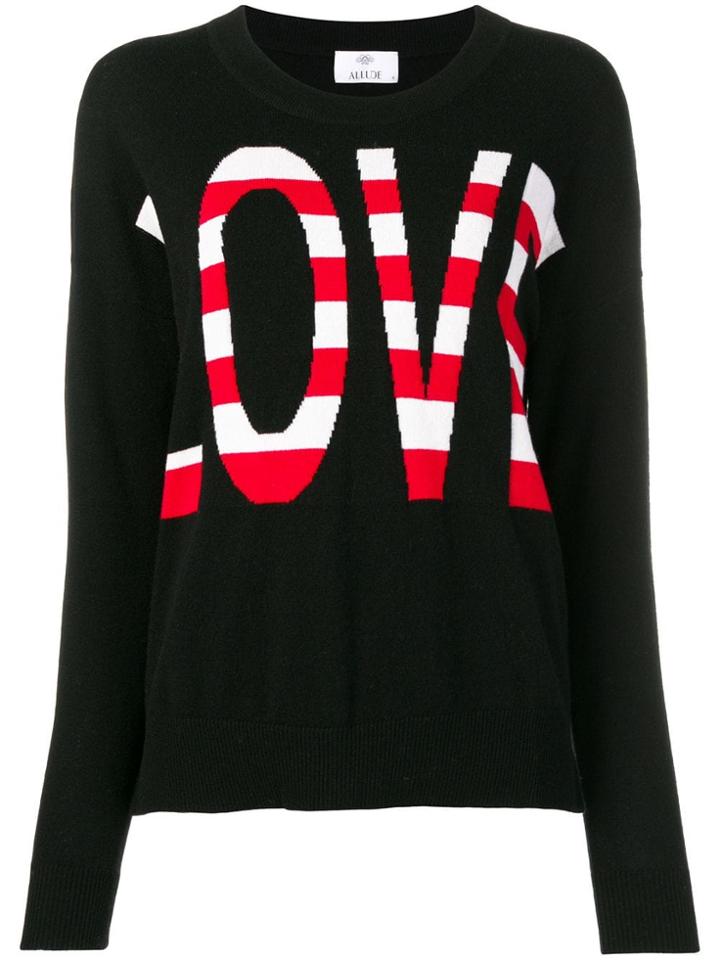 Allude Love Jumper - Black