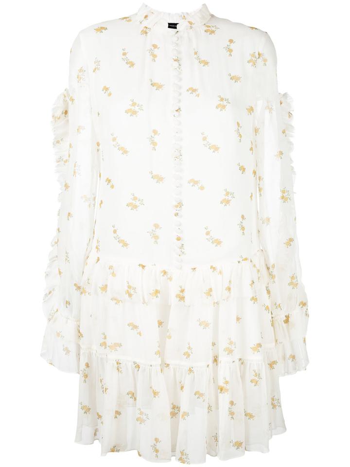 Magda Butrym - Metz Dress - Women - Silk - 34, White, Silk