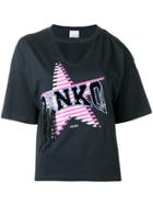 Pinko Logo Cut-out T-shirt - Blue