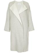 Enföld Oversized Side Slit Coat - Grey